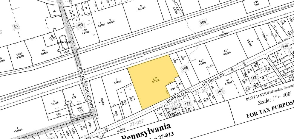 4500-4510 Buffalo Rd, Erie, PA for lease - Plat Map - Image 2 of 16