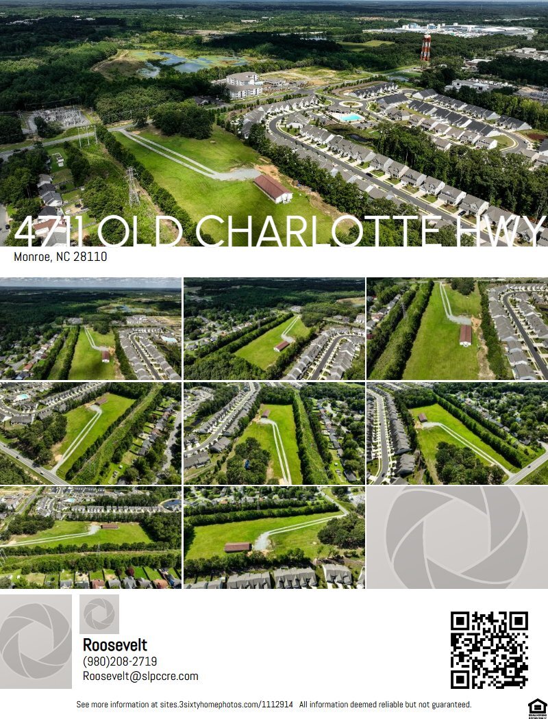 4711 Old Charlotte Hwy, Monroe, NC for sale Aerial- Image 1 of 1