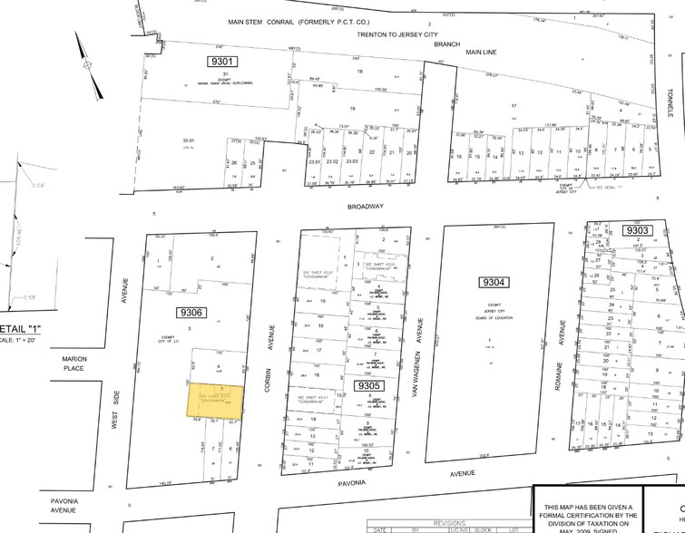 117 Corbin Ave, Jersey City, NJ for sale - Plat Map - Image 3 of 3