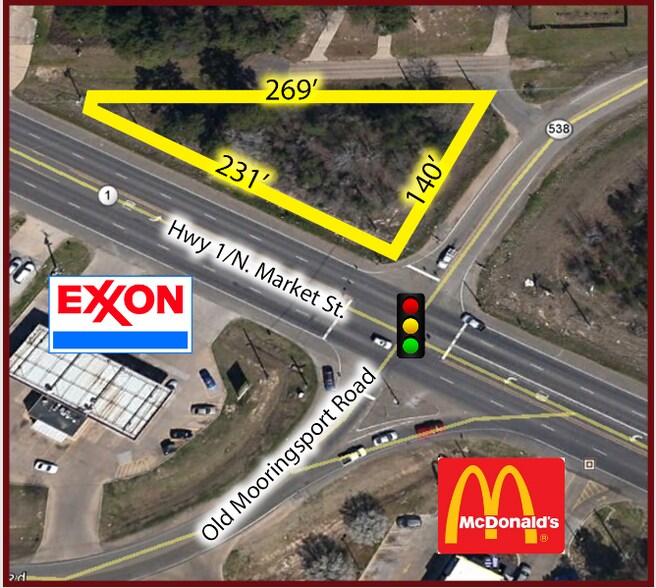 Highway 1 & Old Moorington Rd, Shreveport, LA à vendre - Photo du bâtiment - Image 2 de 3