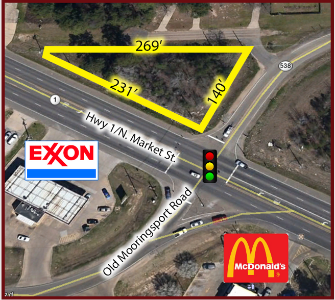 Highway 1 & Old Moorington Rd, Shreveport, LA for sale - Primary Photo - Image 1 of 1