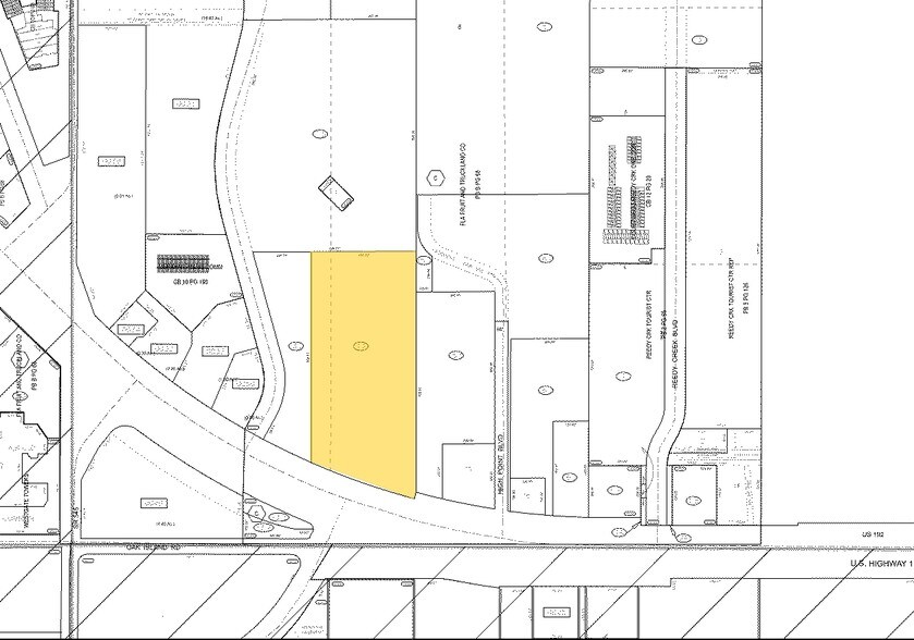 7491 W Irlo Bronson Memorial Hwy, Kissimmee, FL à louer - Plan cadastral - Image 2 de 2