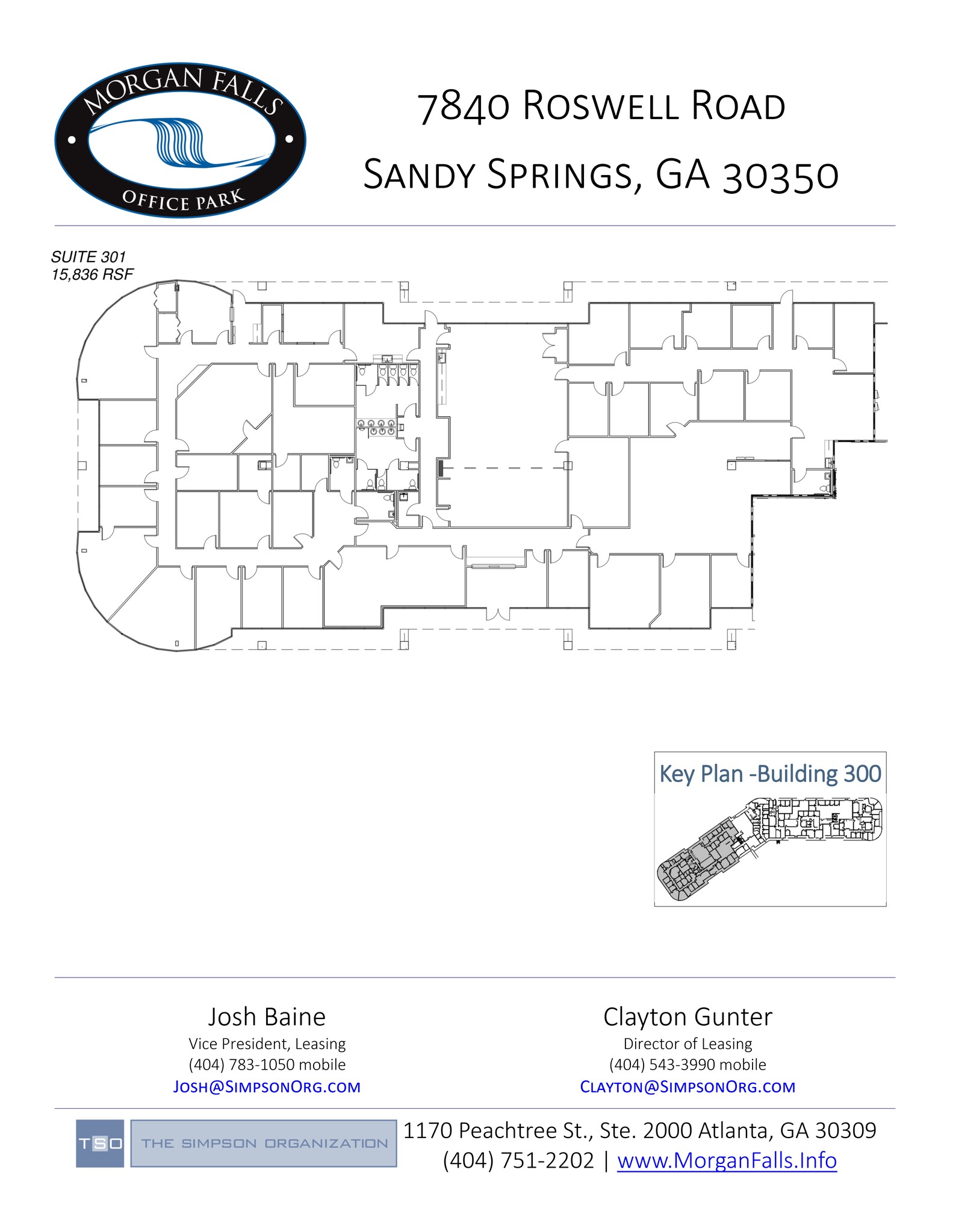 7840 Roswell Rd, Sandy Springs, GA à louer Plan de site- Image 1 de 1