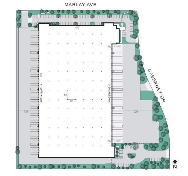 11754 Cabernet Dr, Fontana, CA for lease - Site Plan - Image 3 of 3