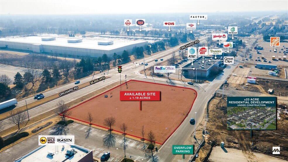 Orchard Rd and Sullivan Rd, Aurora, IL à vendre - Photo du bâtiment - Image 2 de 3