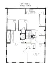 1240 N Pitt St, Alexandria, VA à louer Plan de site- Image 2 de 2