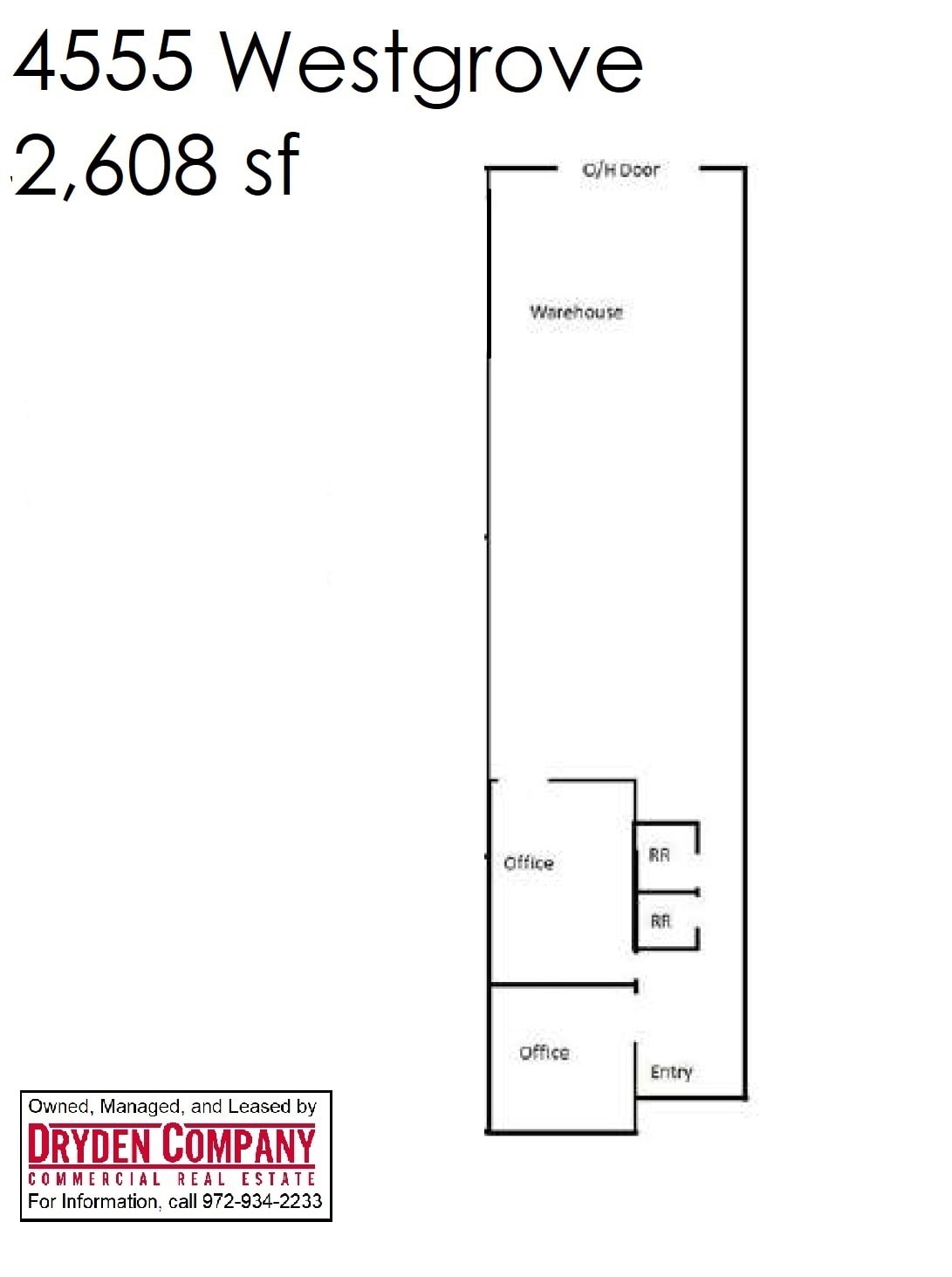 4545-4551 Westgrove Dr, Addison, TX for lease Floor Plan- Image 1 of 1