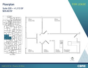 10429 S 51st St, Phoenix, AZ à louer Plan d’étage- Image 1 de 1