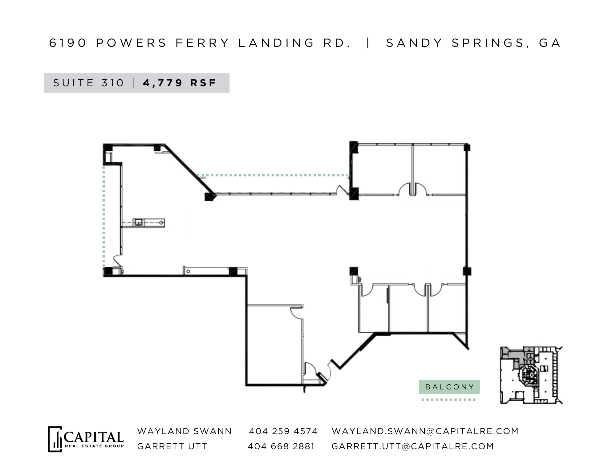 6190 Powers Ferry Landing Rd, Atlanta, GA à louer Plan d’étage- Image 1 de 1