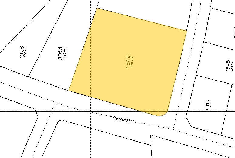 5306 Six Forks Rd, Raleigh, NC for lease - Plat Map - Image 2 of 12