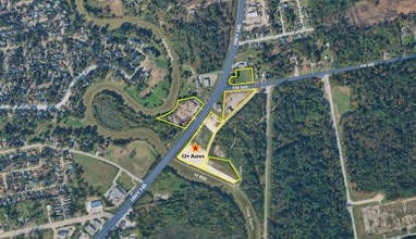 5019 N Highway 146, Baytown, TX - Aerial map view