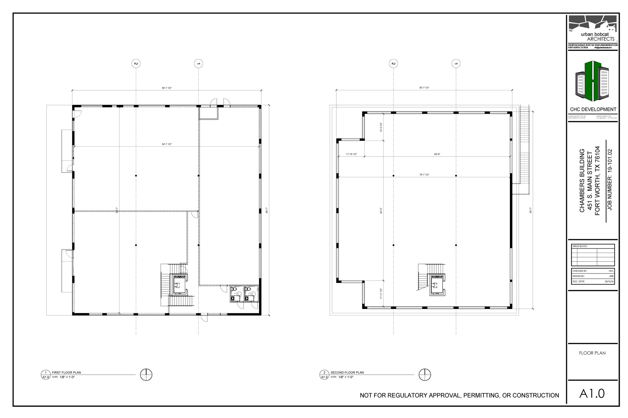 451 S Main St, Fort Worth, TX à vendre Plan d’étage- Image 1 de 1