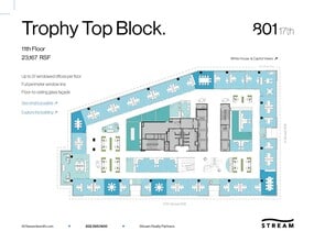 801 17th St NW, Washington, DC à louer Plan d’étage- Image 1 de 1