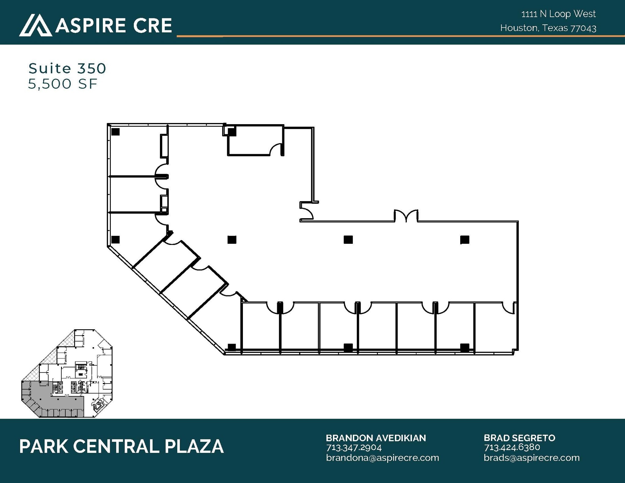 1111 N Loop W, Houston, TX for lease Floor Plan- Image 1 of 2