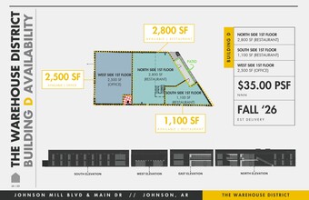 0 Johnson Mill Blvd, Fayetteville, AR à louer Plan d’étage- Image 2 de 2