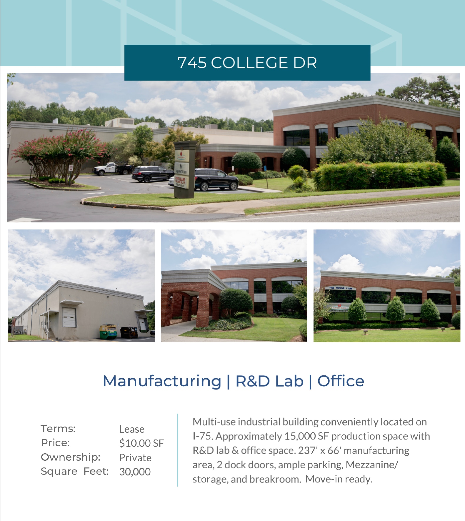 745 College Dr, Dalton, GA for lease Primary Photo- Image 1 of 19