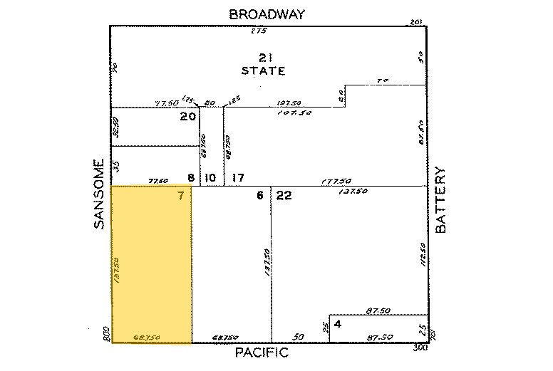 394 Pacific Ave, San Francisco, CA à louer - Plan cadastral - Image 2 de 11