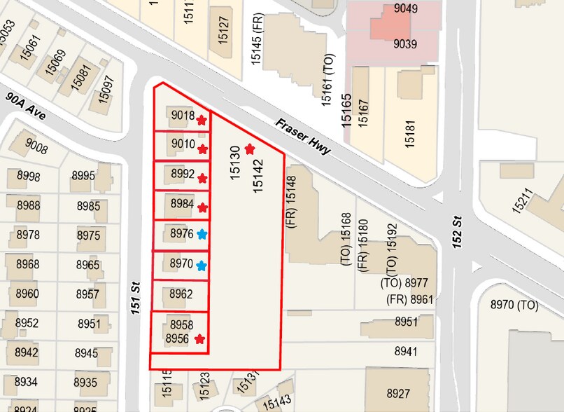 151 Street Surrey portefeuille de 4 propriétés à vendre sur LoopNet.ca - Photo du bâtiment - Image 2 de 2