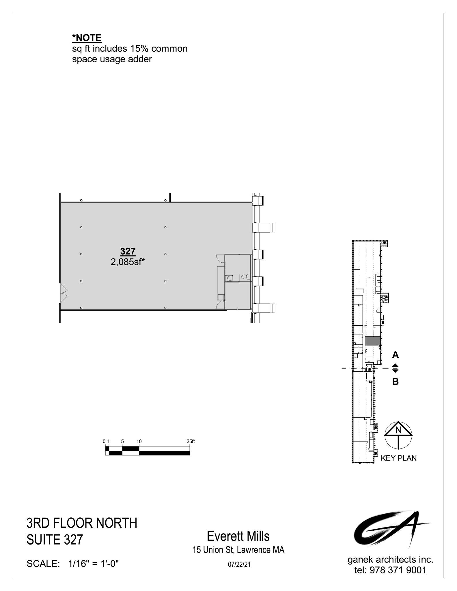 15 Union St, Lawrence, MA à louer Plan de site- Image 1 de 1