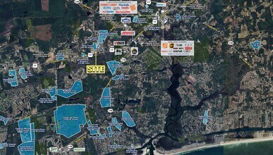 US-17 & Old Shallotte NW rd, Shallotte, NC - Aerial  map view