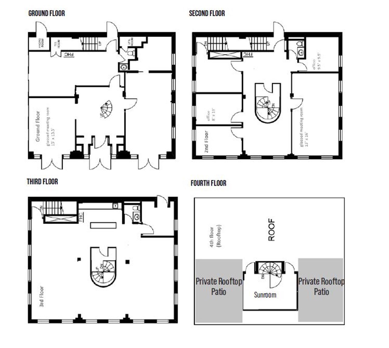 248-264 The Esplanade, Toronto, ON à louer Plan d’étage- Image 1 de 2