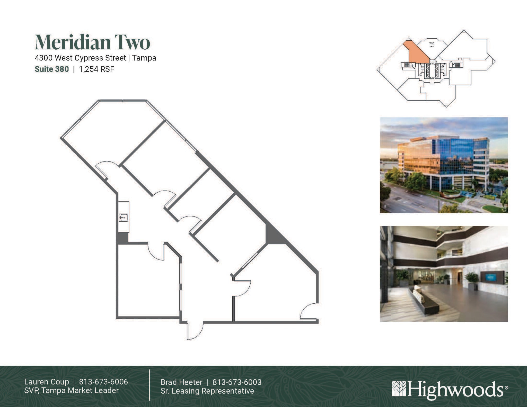 4350 W Cypress St, Tampa, FL for lease Floor Plan- Image 1 of 1