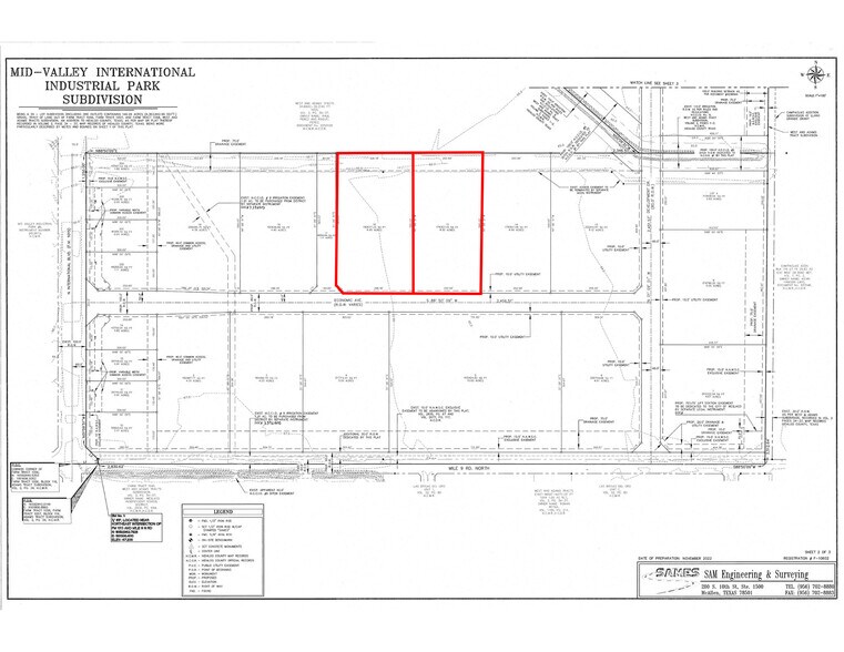 00 Economic Ave, Weslaco, TX à vendre - Plan cadastral - Image 3 de 3