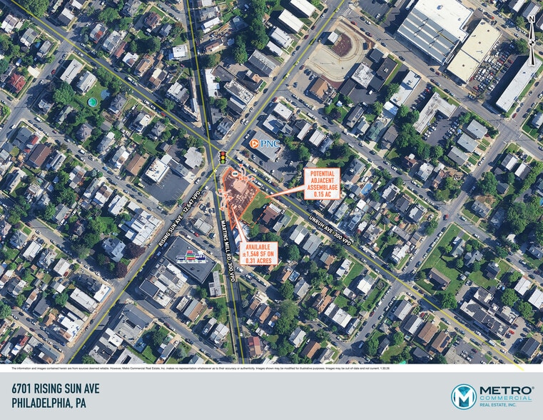 6701 Rising Sun Ave, Philadelphia, PA for lease - Aerial - Image 2 of 6