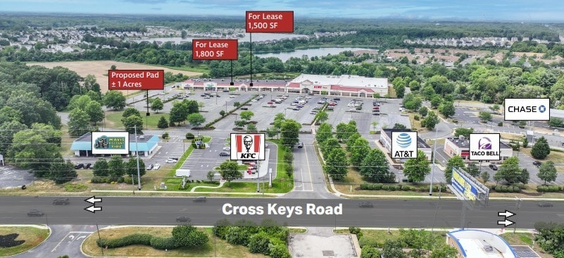 505-545 Berlin Cross Keys Rd, Sicklerville, NJ for lease - Site Plan - Image 2 of 4