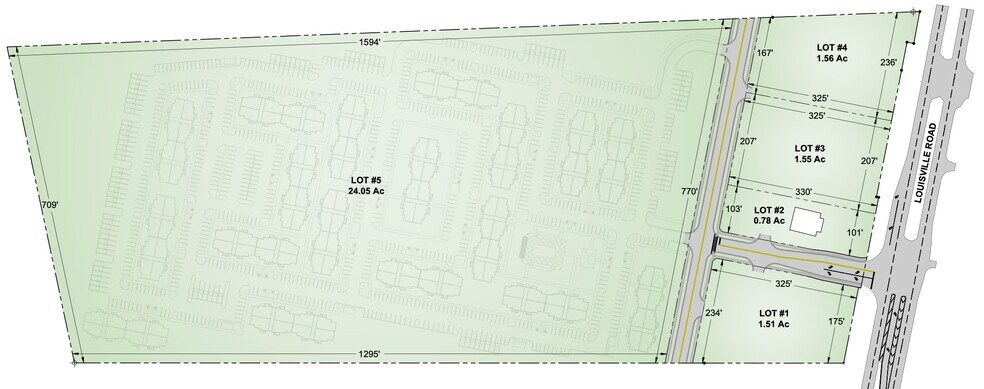 Lot 5 5617 Louisville Rd., Bowling Green, KY à vendre - Photo principale - Image 1 de 1