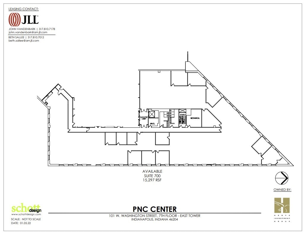 101-115 W Washington St, Indianapolis, IN for lease Floor Plan- Image 1 of 1