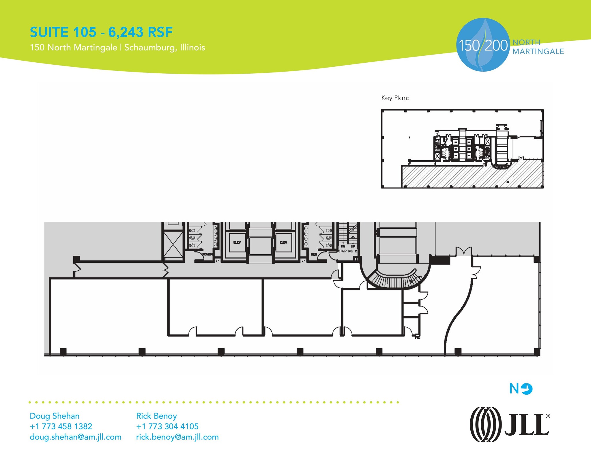 150 N Martingale Rd, Schaumburg, IL à louer Plan d  tage- Image 1 de 1