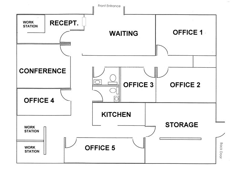 320 Piney Ridge Rd, Casselberry, FL à louer - Plan d’étage - Image 2 de 7