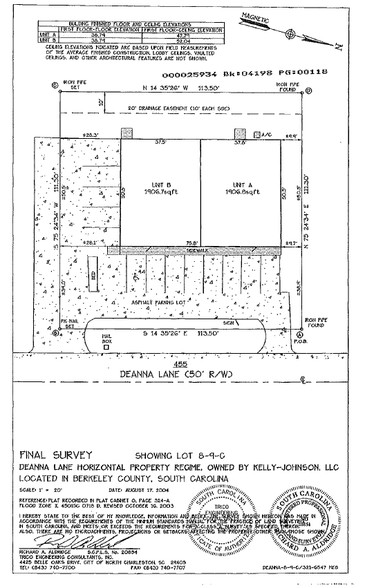 455 Deanna Ln, Wando, SC à vendre - Plan cadastral - Image 2 de 14