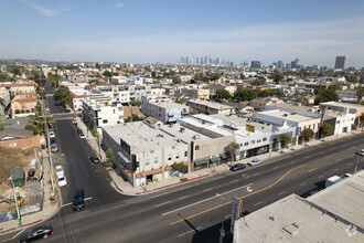 556-560 N Western Ave, Los Angeles, CA - Aérien  Vue de la carte