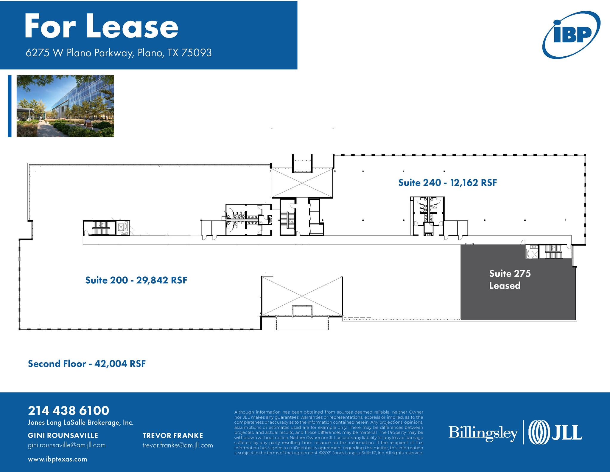 6275 W Plano Pky, Plano, TX à louer Plan d’étage- Image 1 de 1