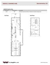 3435 El Camino Ave, Sacramento, CA à louer Plan de site- Image 1 de 1