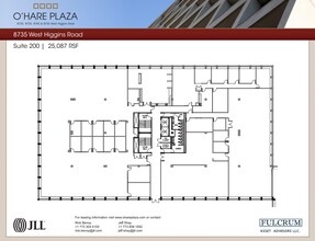 8725 W Higgins Rd, Chicago, IL à louer Plan d  tage- Image 1 de 1