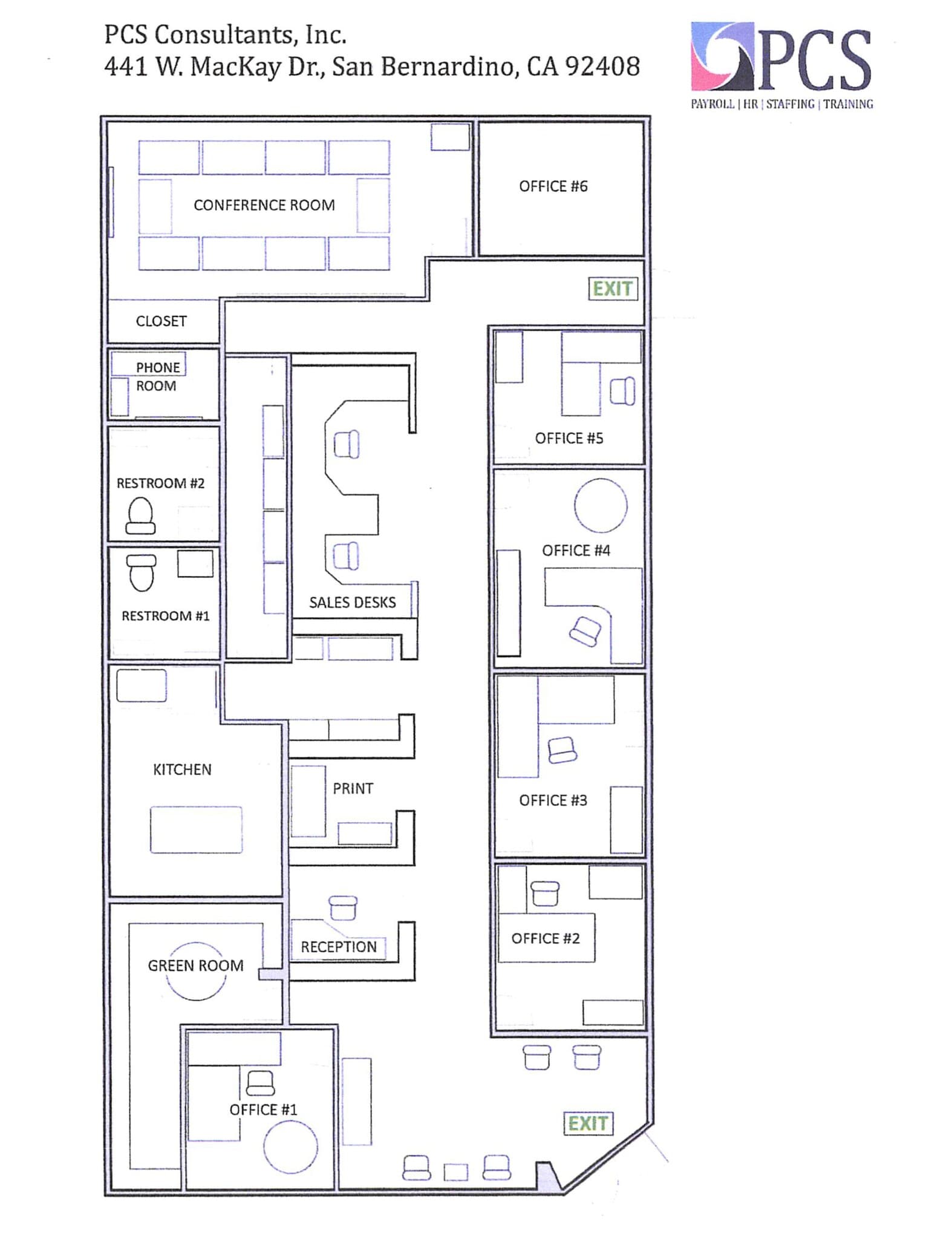 441 Mackay Dr, San Bernardino, CA à louer Plan de site- Image 1 de 1