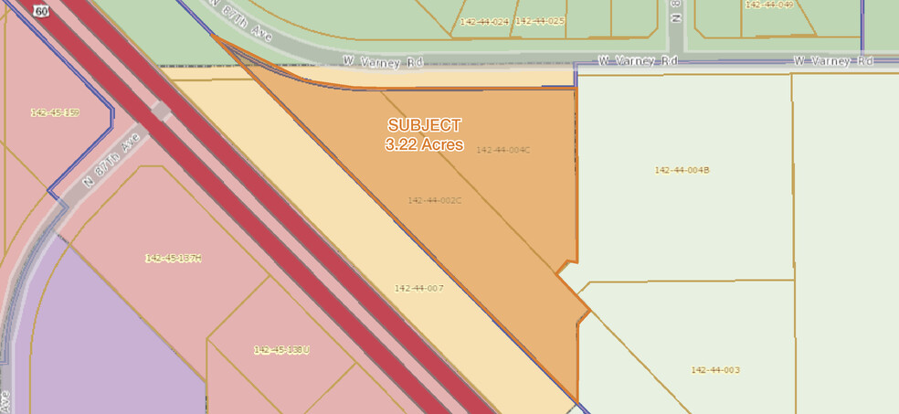 Grand Ave, Peoria, AZ à vendre - Plan cadastral - Image 3 de 3