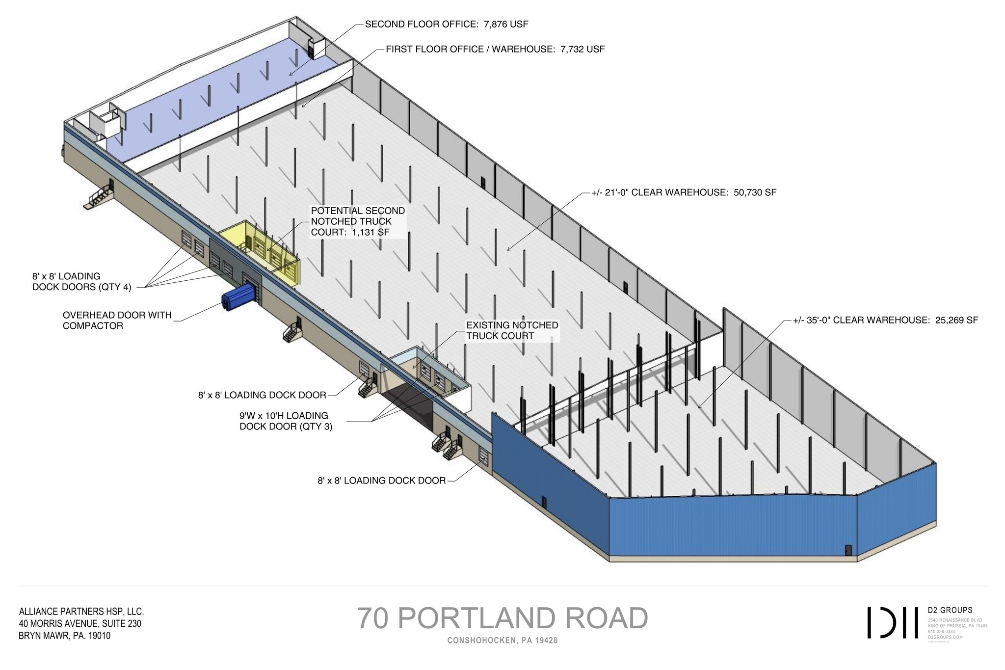 70 Portland Rd, West Conshohocken, PA for lease Site Plan- Image 1 of 7