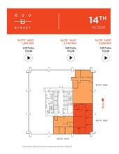 600 B St, San Diego, CA à louer Plan d  tage- Image 1 de 1