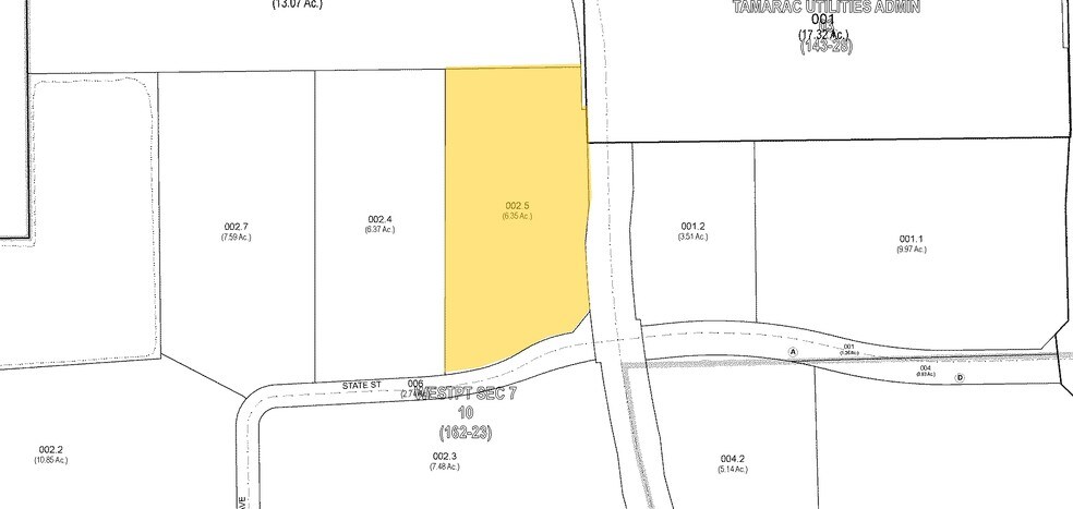6001 N Hiatus Rd, Tamarac, FL à louer - Plan cadastral - Image 2 de 8