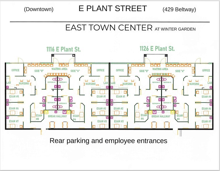 1126 E Plant St, Winter Garden, FL à louer - Plan d’étage - Image 2 de 4