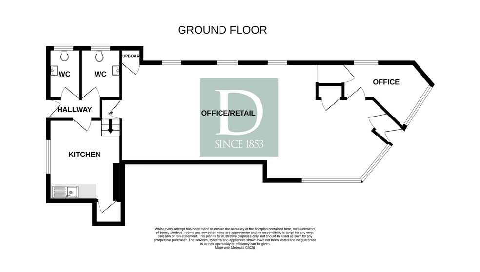 2 Church St, Harleston à louer - Plan d’étage - Image 3 de 10