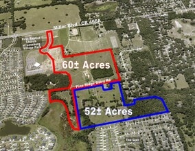 Miller Blvd, Fruitland Park, FL - AÉRIEN  Vue de la carte