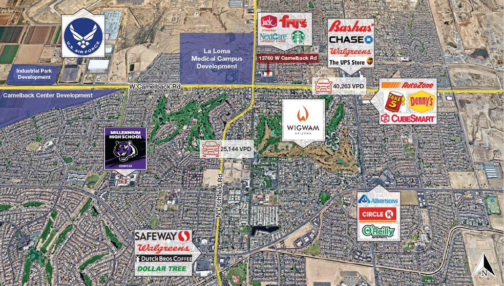 13760 W Camelback Rd, Litchfield Park, AZ à louer - Photo du bâtiment - Image 3 de 3