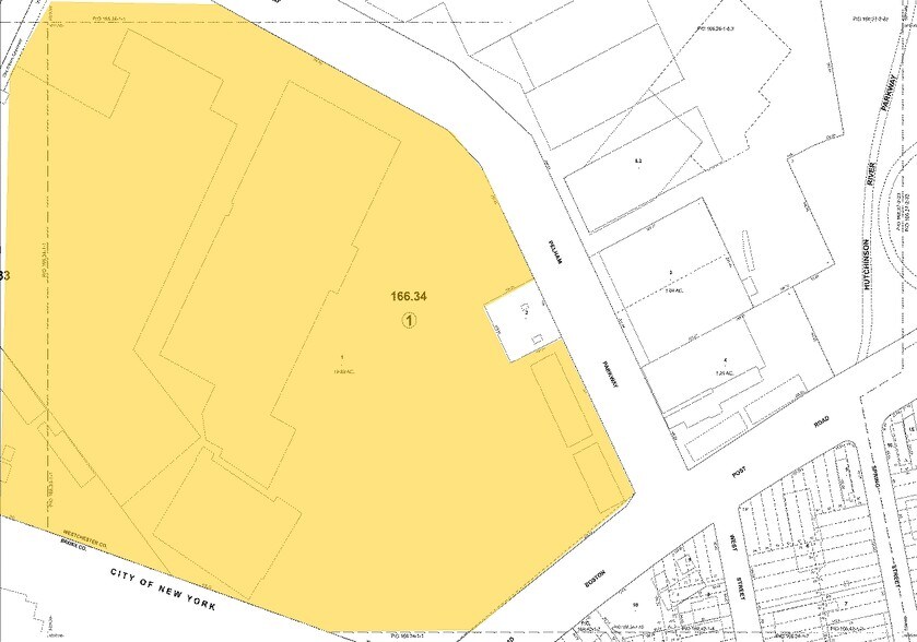 845-875 Pelham Pky, Pelham, NY à louer - Plan cadastral - Image 1 de 5