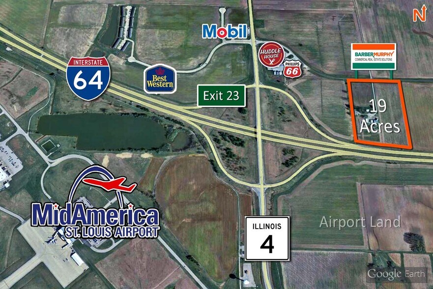 9920 Perrin Rd, Mascoutah, IL à vendre - Aérien - Image 1 de 3