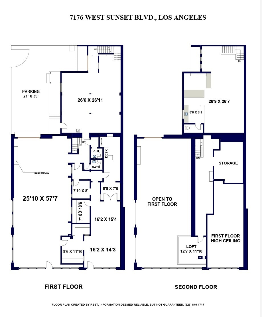 7176 W Sunset Blvd, Los Angeles, CA for sale Floor Plan- Image 1 of 1